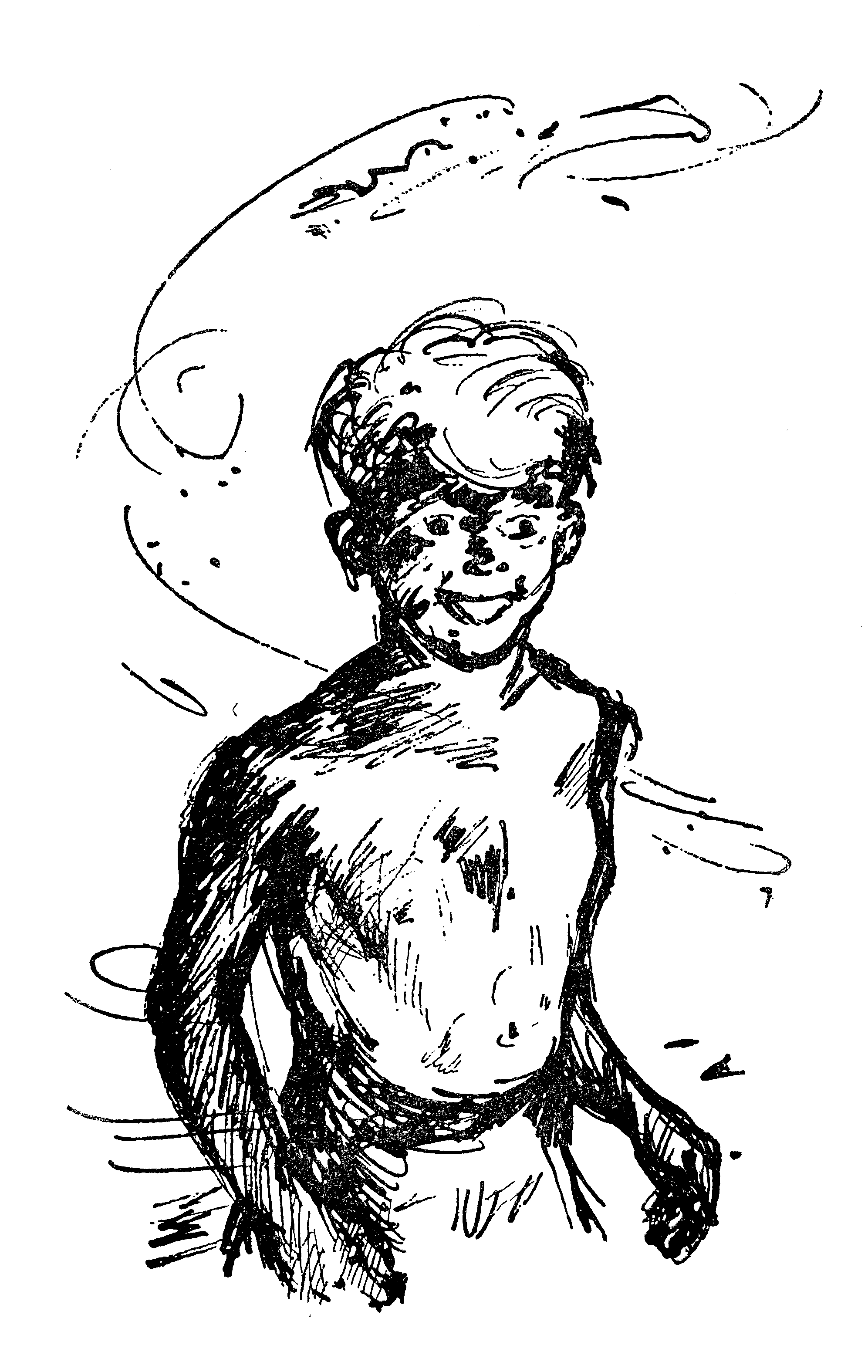 Walter als Kaminkletterer